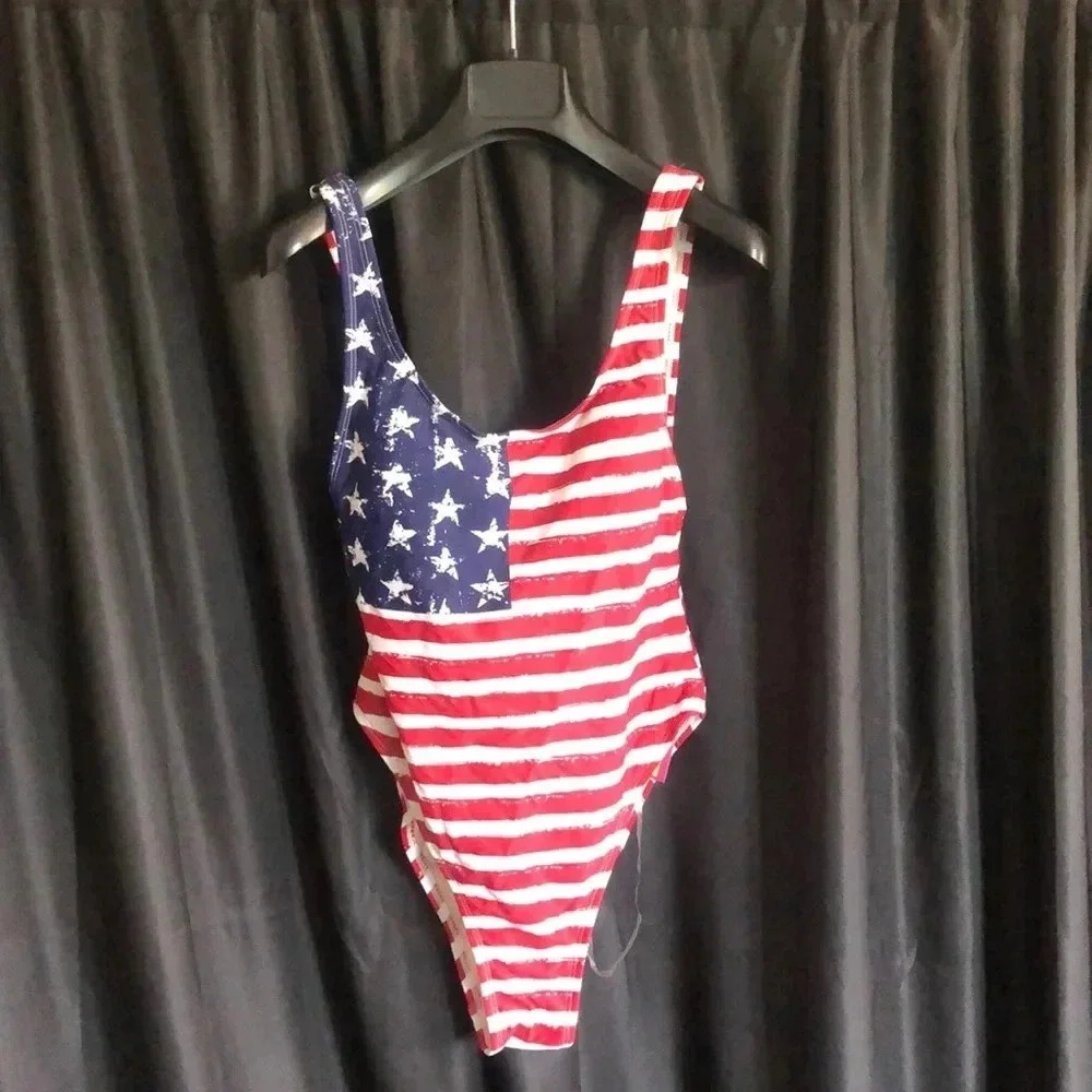 4th‎ of July American Flag Swimsuit